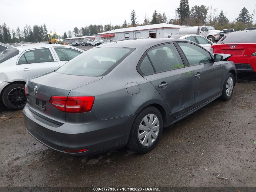 2015 VOLKSWAGEN JETTA SEDAN 2.0L S - 3VW2K7AJ2FM281871