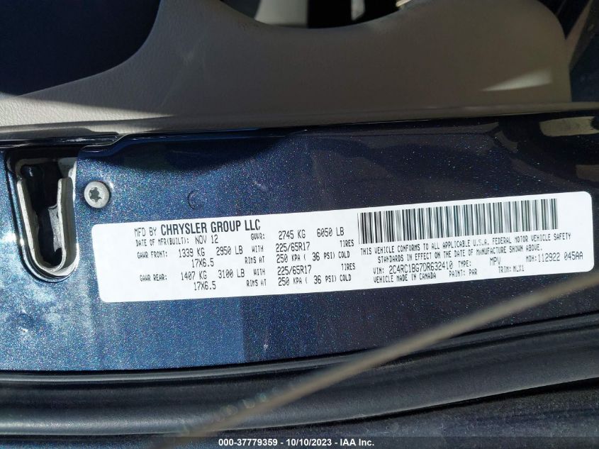 2013 CHRYSLER TOWN & COUNTRY TOURING - 2C4RC1BG7DR632410