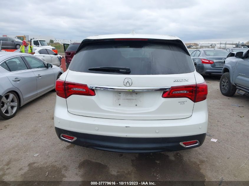 2016 ACURA MDX W/TECH/ENTERTAINMENT/W - 5FRYD3H69GB017259