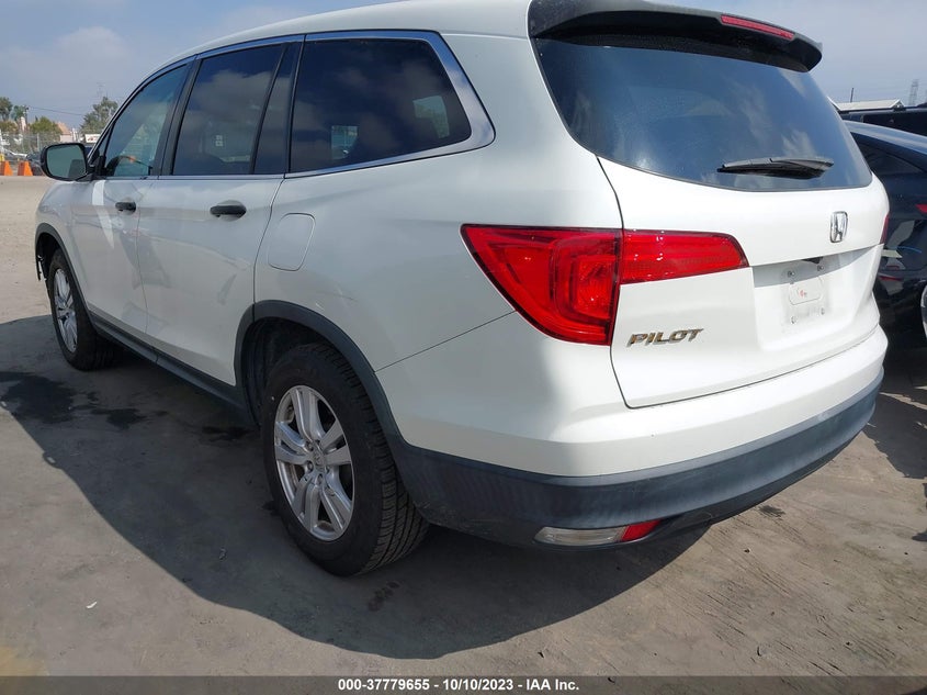 VIN 5FNYF5H19JB010752 2018 HONDA PILOT LX
