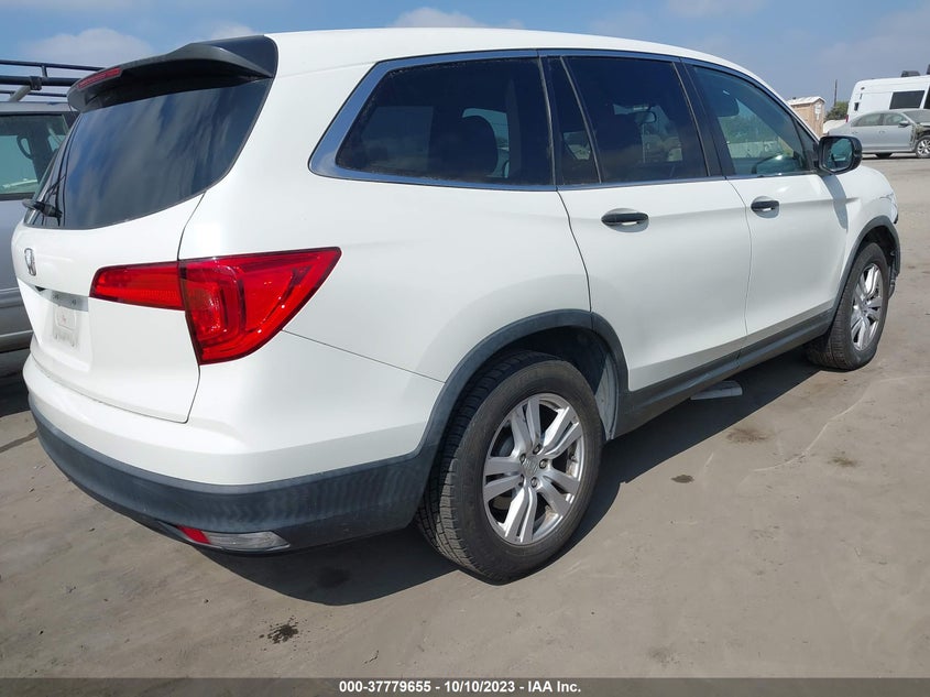 VIN 5FNYF5H19JB010752 2018 HONDA PILOT LX