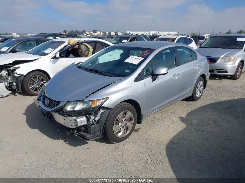 2013 HONDA CIVIC SDN LX - 19XFB2F57DE284789