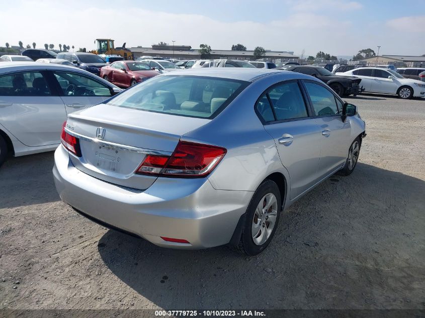 2013 HONDA CIVIC SDN LX - 19XFB2F57DE284789