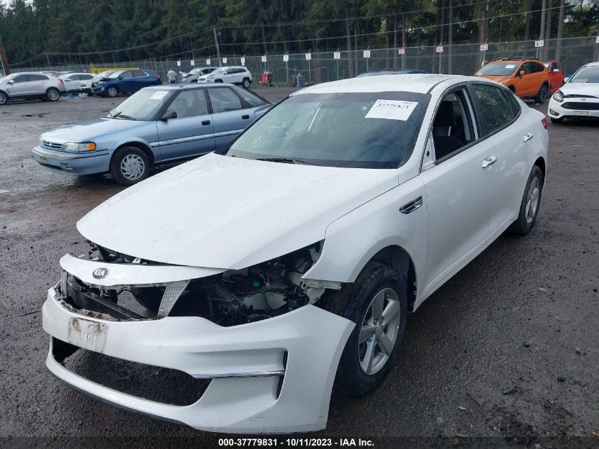 2016 KIA OPTIMA LX - KNAGT4L31G5074749