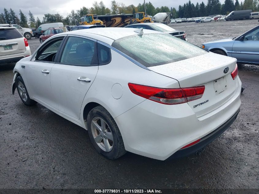 2016 KIA OPTIMA LX - KNAGT4L31G5074749