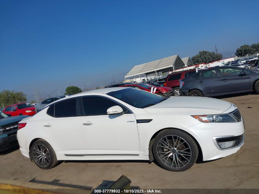 2013 KIA OPTIMA HYBRID LX - KNAGM4AD4D5050594