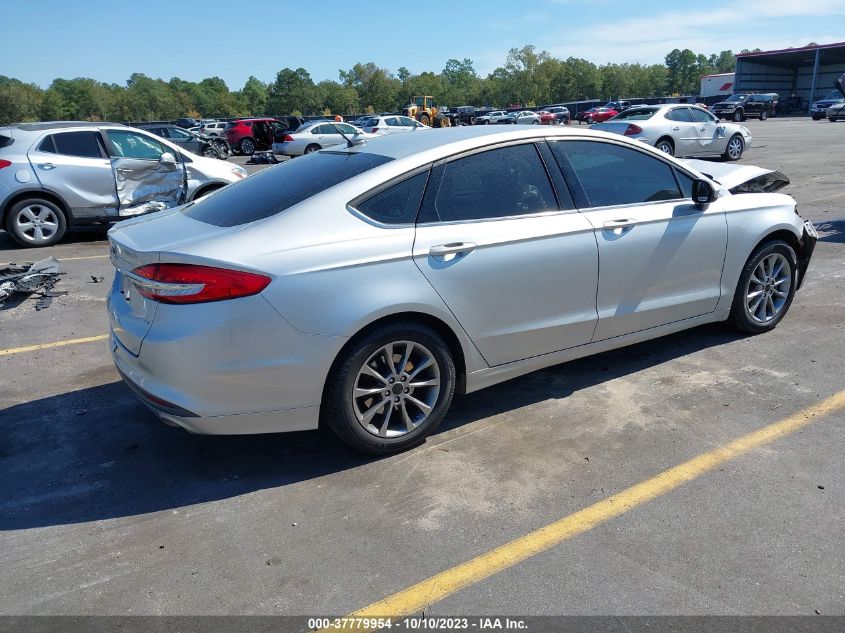 2017 FORD FUSION SE - 3FA6P0H74HR412026