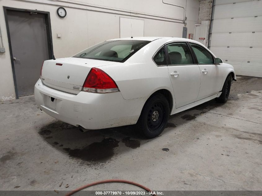 2013 CHEVROLET IMPALA POLICE 2G1WD5E35D1265160