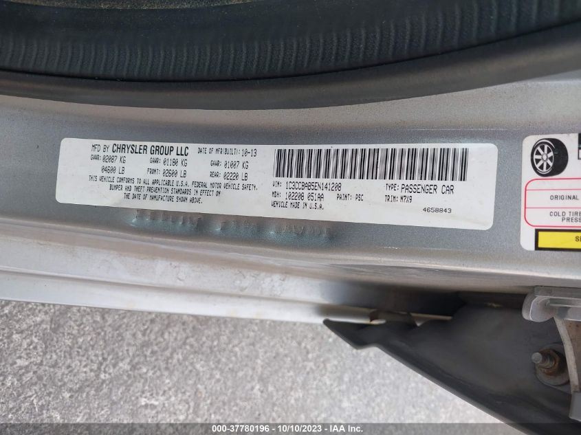 2014 CHRYSLER 200 LX - 1C3CCBAB5EN141208