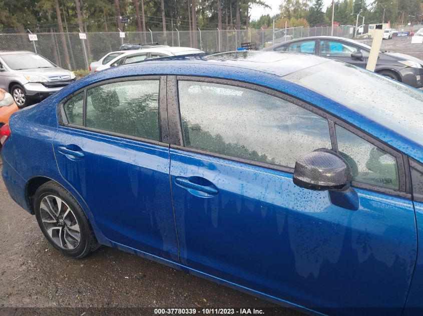 2013 HONDA CIVIC SDN EX-L - 19XFB2F95DE229566