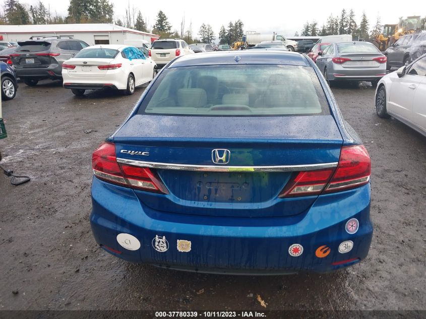 2013 HONDA CIVIC SDN EX-L - 19XFB2F95DE229566