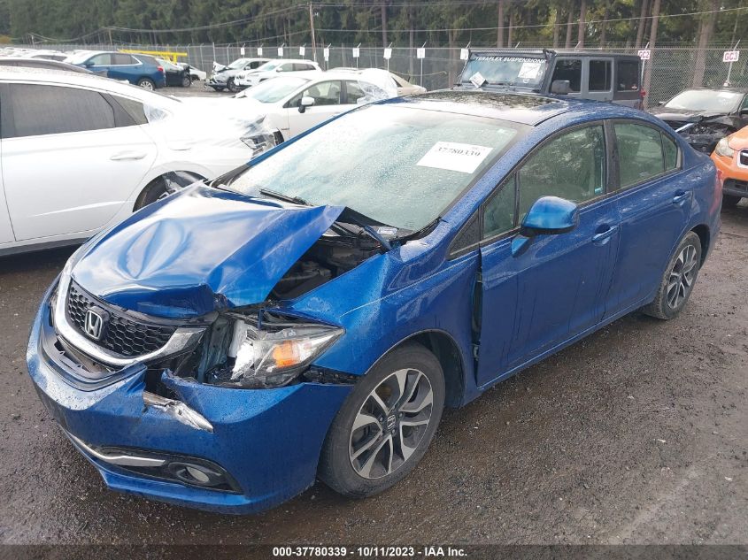 2013 HONDA CIVIC SDN EX-L - 19XFB2F95DE229566