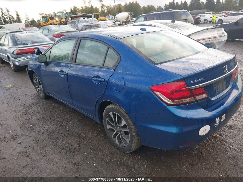2013 HONDA CIVIC SDN EX-L - 19XFB2F95DE229566