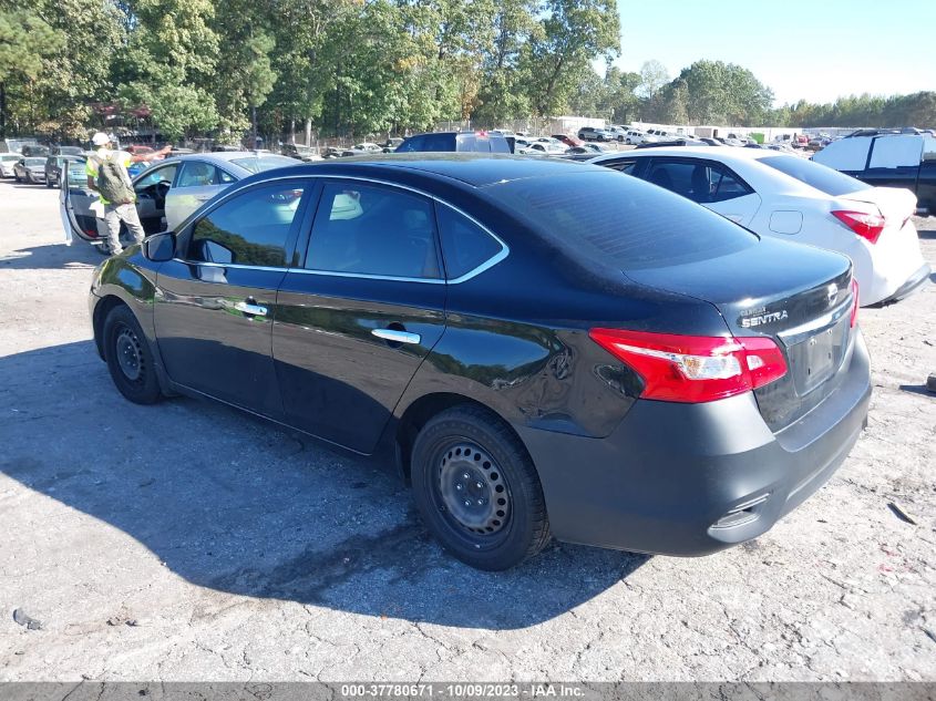 2016 NISSAN SENTRA S - 3N1AB7AP1GY244312