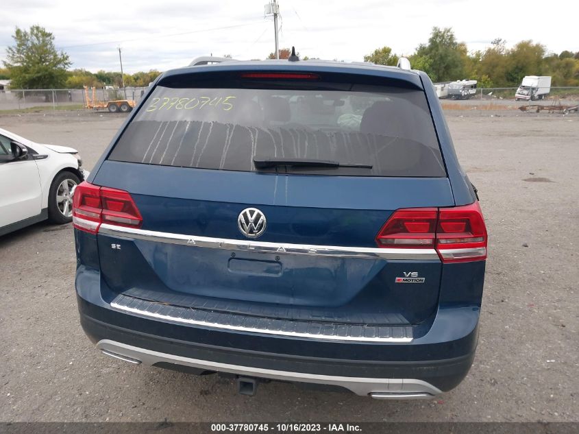 2019 VOLKSWAGEN ATLAS 3.6L V6 SE W/TECHNOLOGY - 1V2UR2CA8KC600353