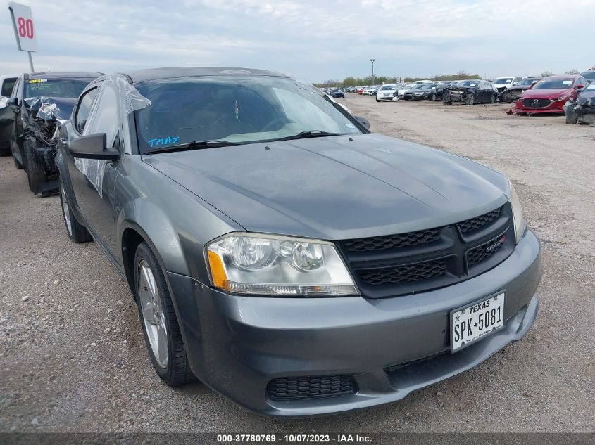 2013 DODGE AVENGER SE - 1C3CDZAB8DN722707