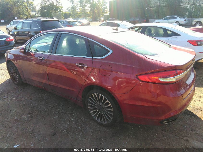 2017 FORD FUSION SE - 3FA6P0H90HR121668