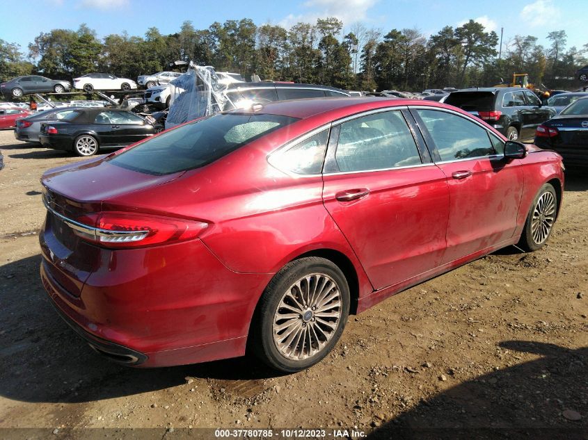 2017 FORD FUSION SE - 3FA6P0H90HR121668