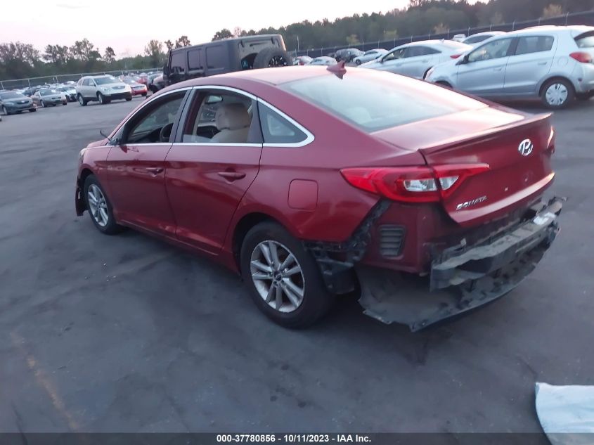 2016 HYUNDAI SONATA 2.4L SE - 5NPE24AF0GH292806