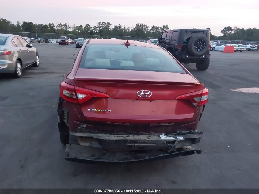 2016 HYUNDAI SONATA 2.4L SE - 5NPE24AF0GH292806