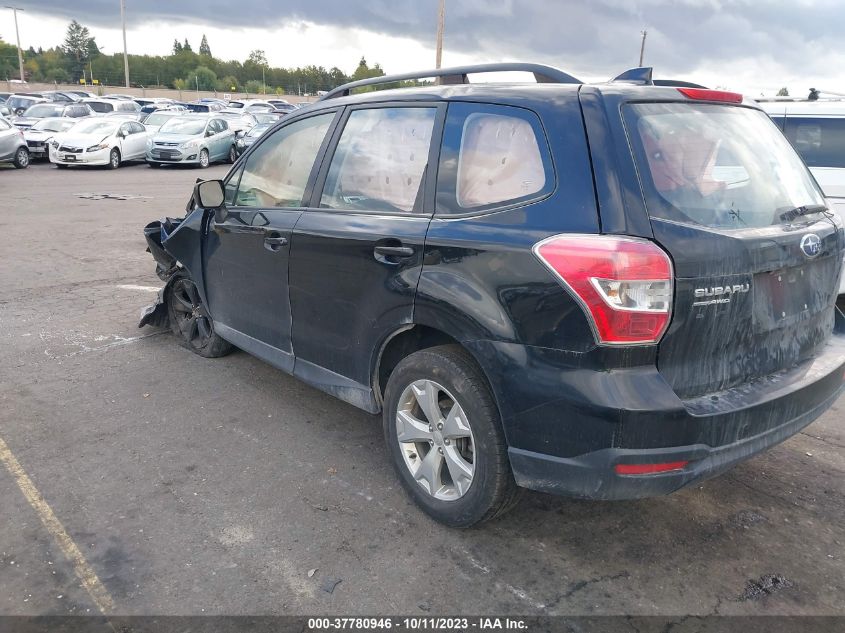 2016 SUBARU FORESTER 2.5I - JF2SJABC7GH404283