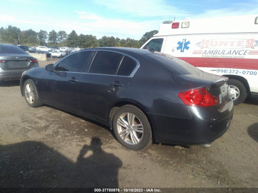2013 INFINITI G37 SEDAN X JN1CV6AR5DM762529
