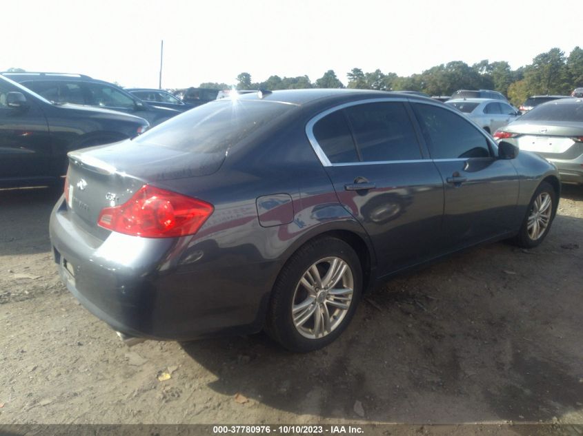 2013 INFINITI G37 SEDAN X JN1CV6AR5DM762529
