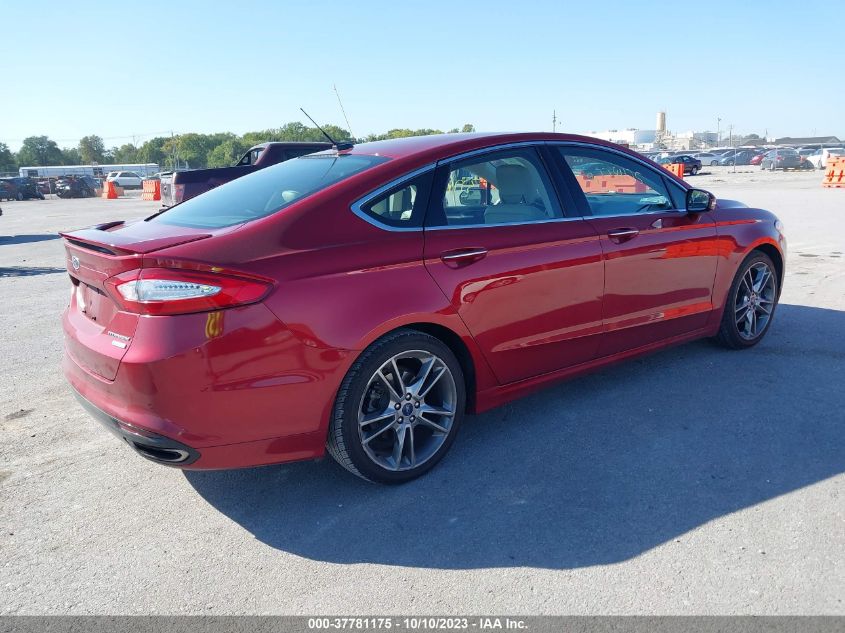 2015 FORD FUSION TITANIUM - 3FA6P0K9XFR127726