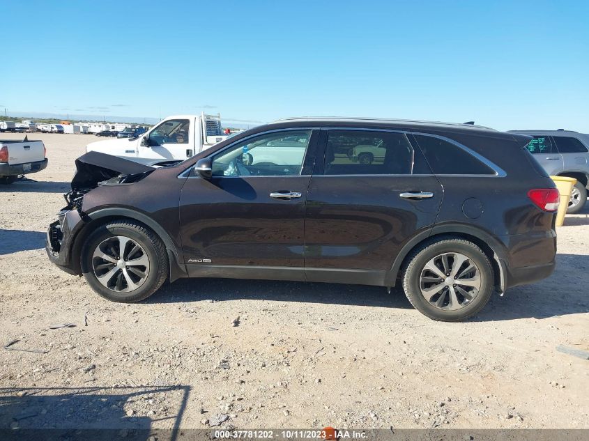 2017 KIA SORENTO EX V6 - 5XYPHDA54HG320209