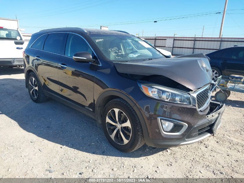 2017 KIA SORENTO EX V6 - 5XYPHDA54HG320209