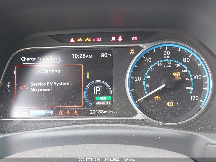 VIN 1N4AZ1BVXPC555707 2023 NISSAN LEAF S