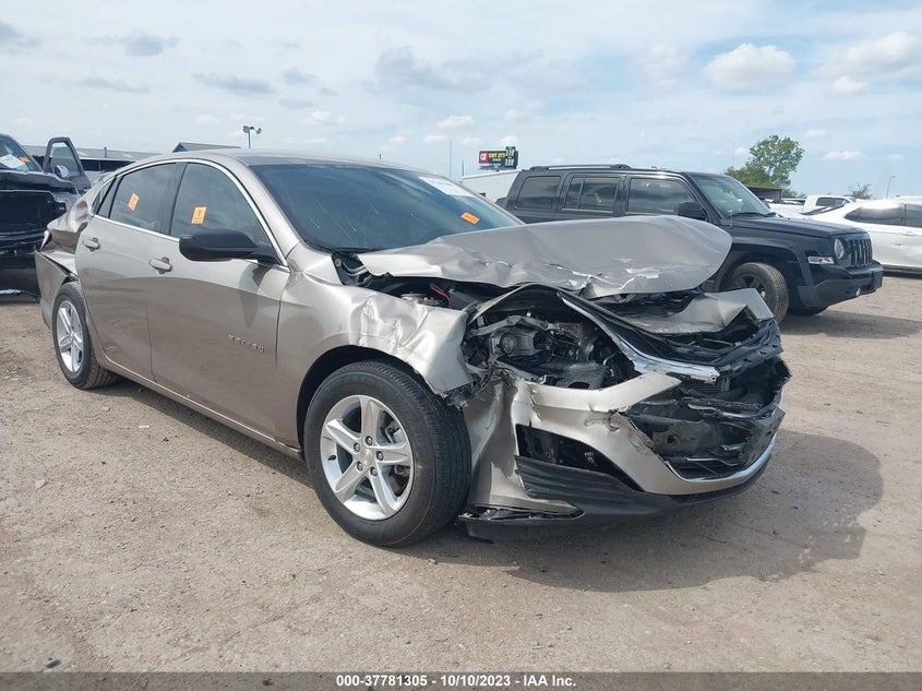 VIN 1G1ZB5ST4NF187259 2022 CHEVROLET MALIBU LS