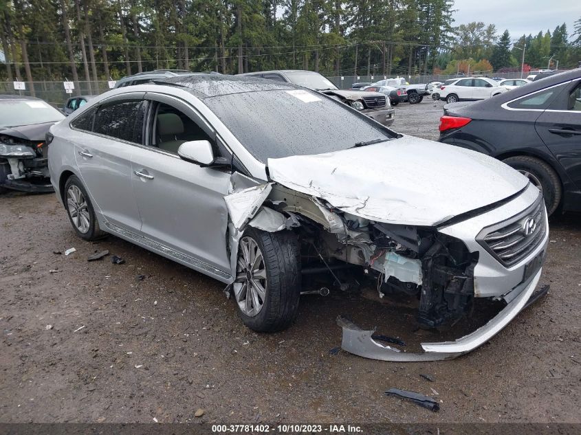 2016 HYUNDAI SONATA 2.4L LIMITED - 5NPE34AF0GH262573