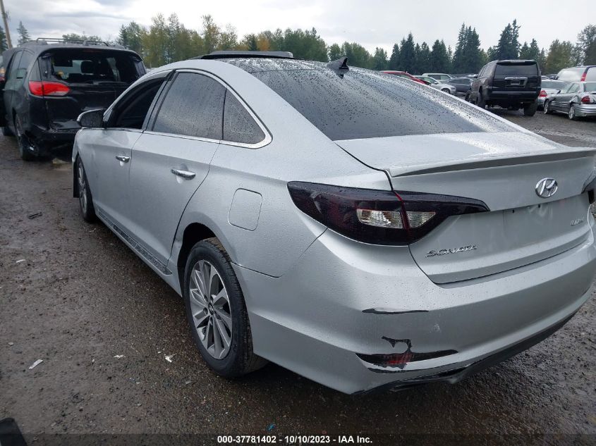 2016 HYUNDAI SONATA 2.4L LIMITED - 5NPE34AF0GH262573