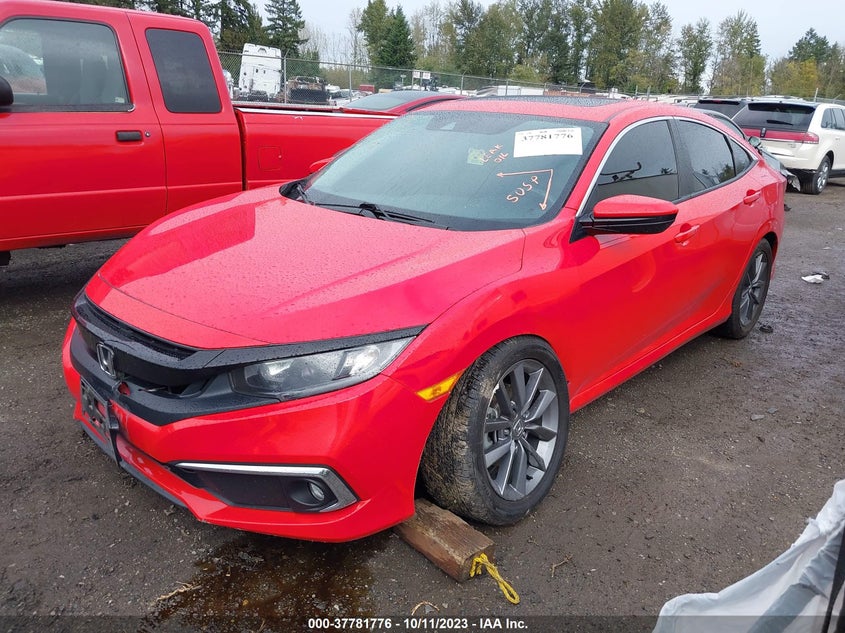 VIN 2HGFC1F33KH650496 2019 HONDA CIVIC SEDAN EX