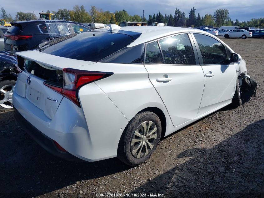 JTDKAMFU0M3129464 Toyota Prius L 4