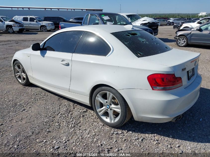 2013 BMW 1 SERIES 128I WBAUP7C58DVP25168