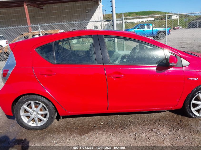 2013 TOYOTA PRIUS C ONE/TWO/THREE/FOUR - JTDKDTB31D1037077
