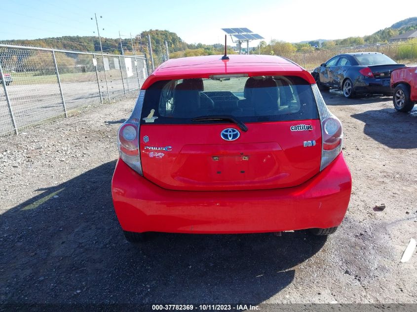 2013 TOYOTA PRIUS C ONE/TWO/THREE/FOUR - JTDKDTB31D1037077