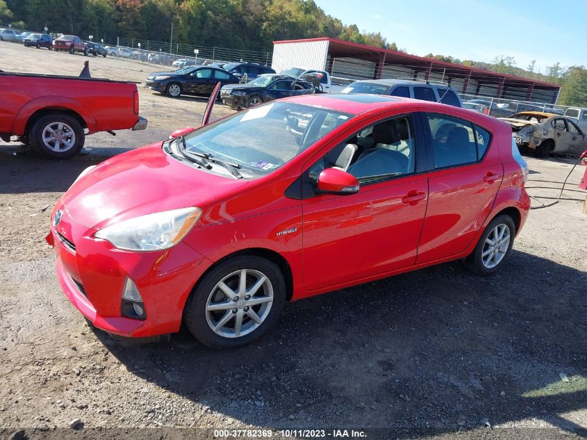 2013 TOYOTA PRIUS C ONE/TWO/THREE/FOUR - JTDKDTB31D1037077