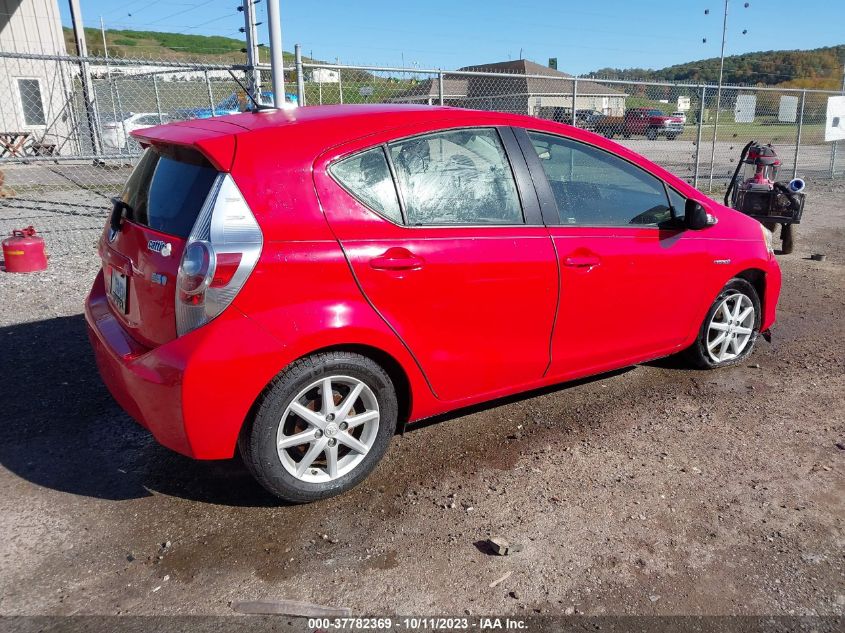 2013 TOYOTA PRIUS C ONE/TWO/THREE/FOUR - JTDKDTB31D1037077