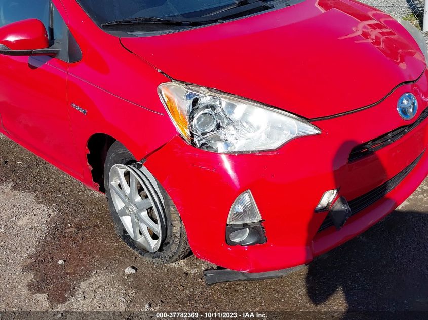 2013 TOYOTA PRIUS C ONE/TWO/THREE/FOUR - JTDKDTB31D1037077