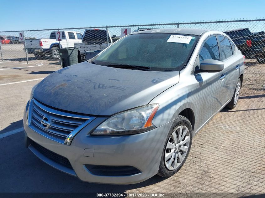 2014 NISSAN SENTRA S/FE+ S/SV/FE+ SV/SR/SL - 3N1AB7AP0EY326995