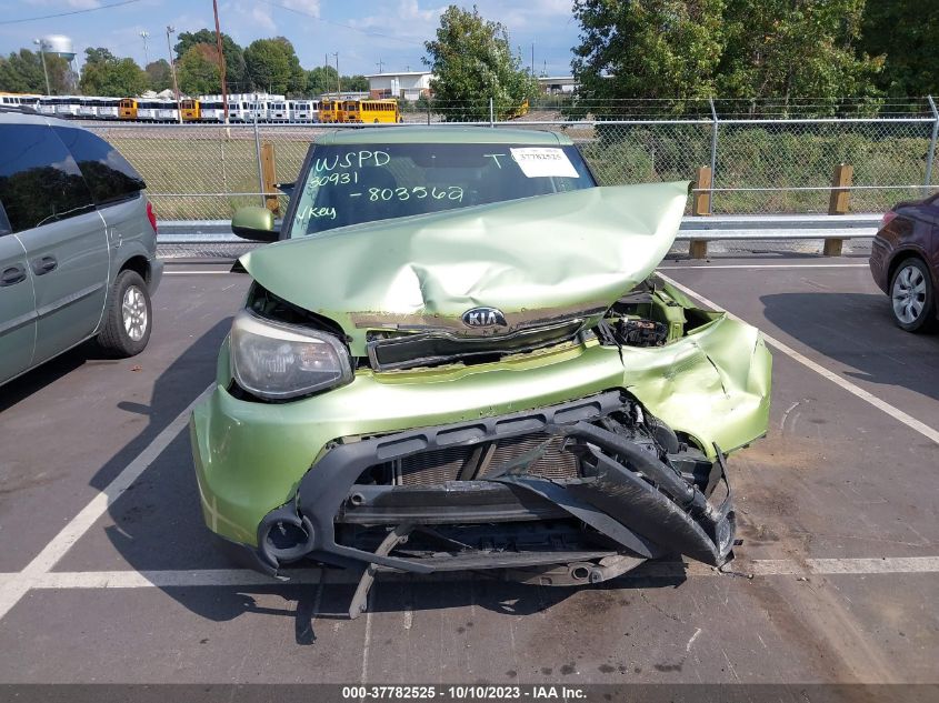 2015 KIA SOUL BASE - KNDJN2A2XF7803562