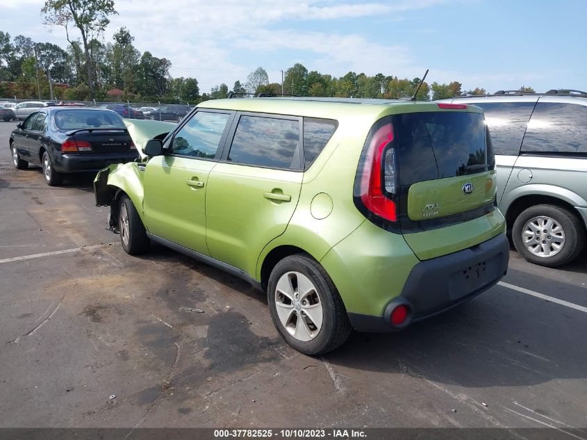 2015 KIA SOUL BASE - KNDJN2A2XF7803562