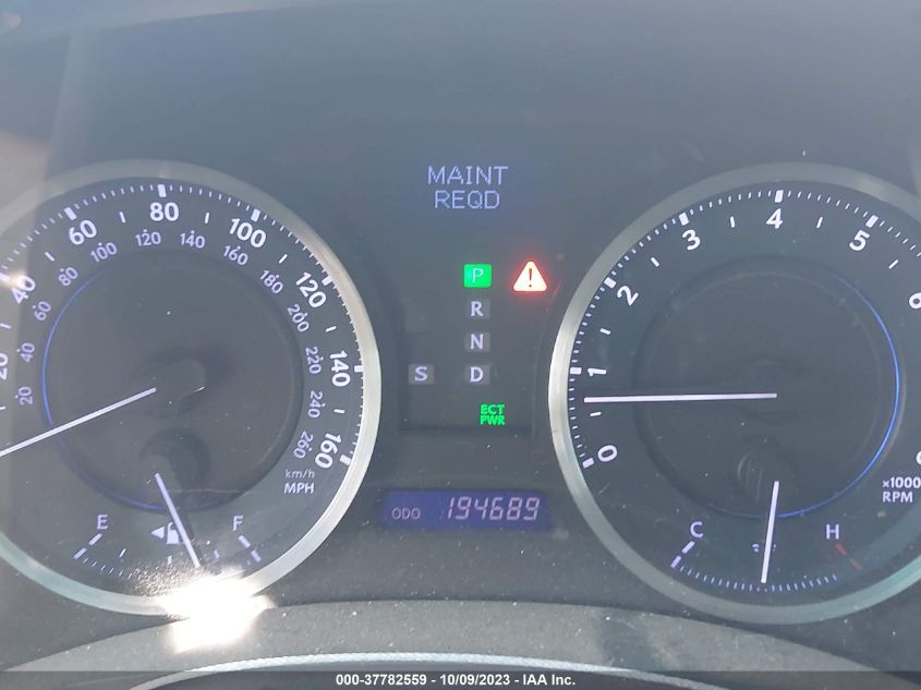 2013 LEXUS IS 250 - JTHBF5C21D5186866