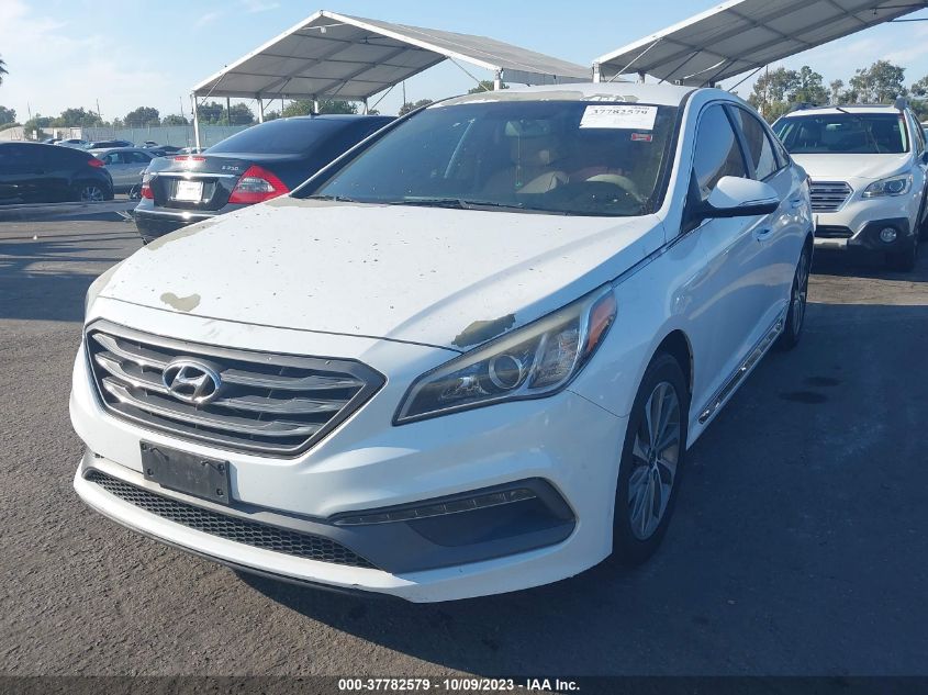 2015 HYUNDAI SONATA 2.4L SPORT - 5NPE34AF0FH062811