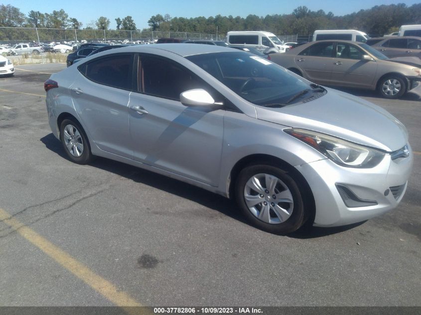 2016 HYUNDAI ELANTRA SE - 5NPDH4AE8GH741232