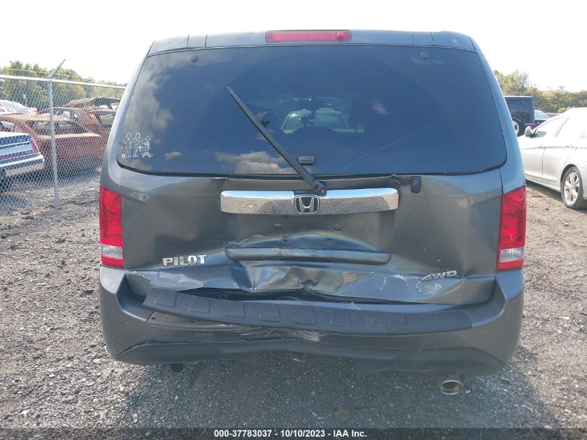 2013 HONDA PILOT EX-L - 5FNYF4H70DB019780