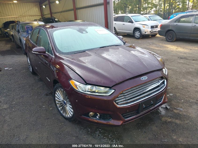 2013 FORD FUSION TITANIUM HYBRID - 3FA6P0RU8DR286008